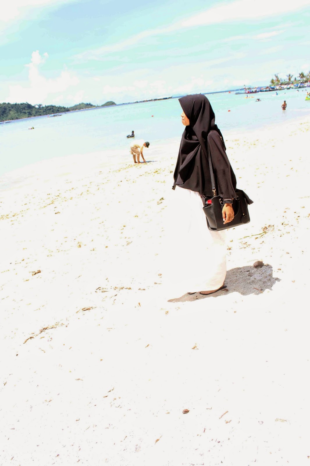  Ootd Hijab Syari Ke Pantai Tutorial Hijab Terbaru