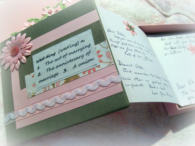 wedding scrapbook 1 wedding scrapbook 2 I received a stunningly beautiful 