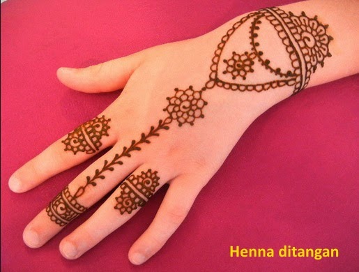  Contoh  Gambar  Henna  Mudah