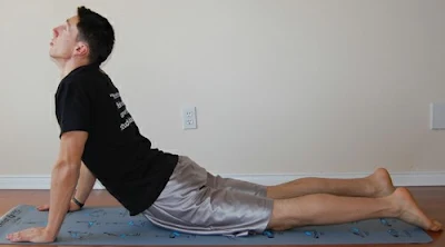  Cool down with the cobra pose