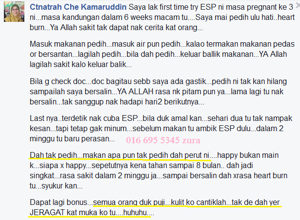 UMMI SIHAT CERIA: TESTIMONI ~ ESP untuk gastrik