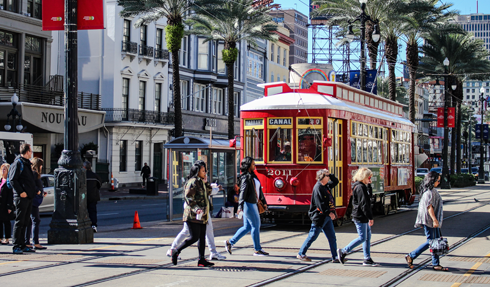 Canal Street New Orleans NOLA Trams