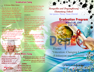 Adobe Photoshop cover design Graduation Program