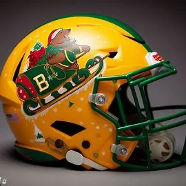 Baylor Bears Christmas Helmets