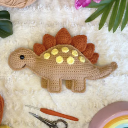 Dinosaurio amigurumi