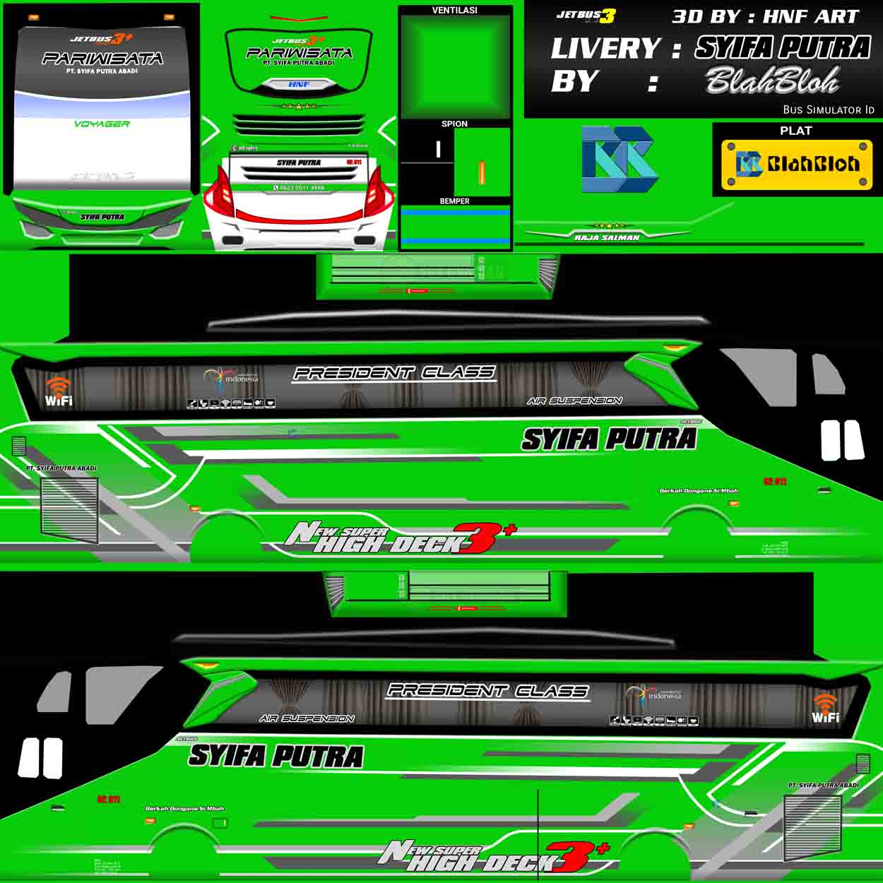 livery bussid syifa putra shd