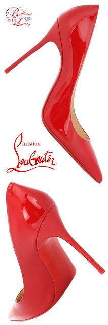 Christian Louboutin Decolleté 554 hot red pumps #brilliantluxury