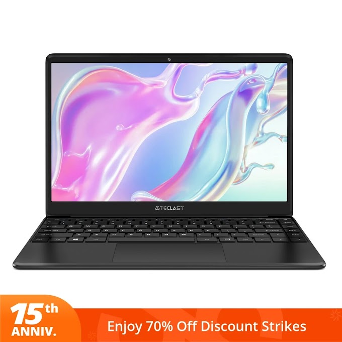 eclast F6 Laptop 13.3 inch Intel Apollo N3350 8GB 