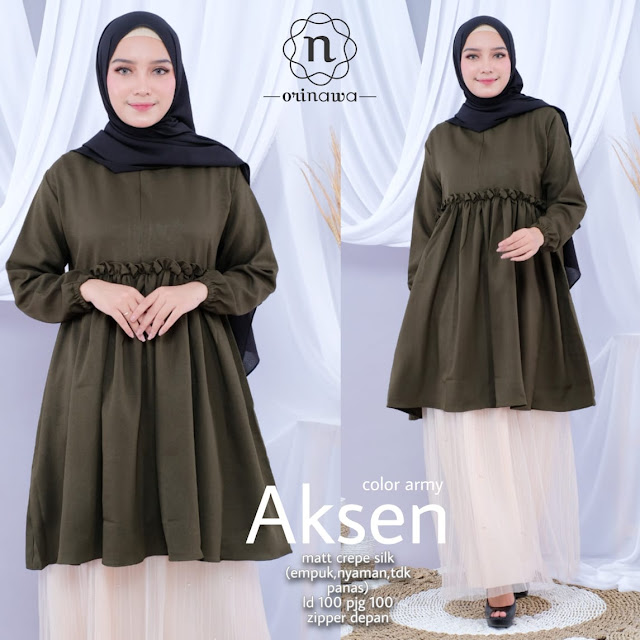 Aksen top - Butik Busana Muslim Terbesar dan Terlengkap 