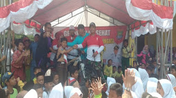 Rangkaian Peringatan HUT RI ke 74, Ribuan Warga Kecamatan Jayanti Antusias Ikuti Gerak Jalan