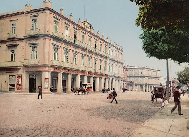 hình ảnh của khách sạn Gran Inglaterra ở Habana, Cuba.