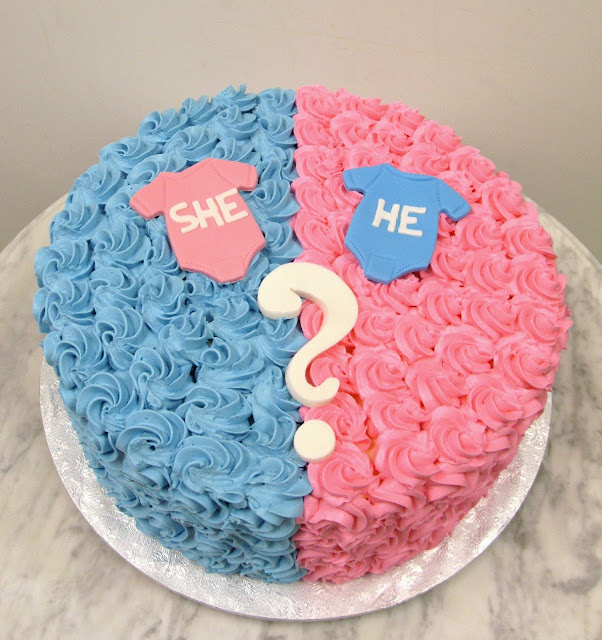 Gender Reveal Cake