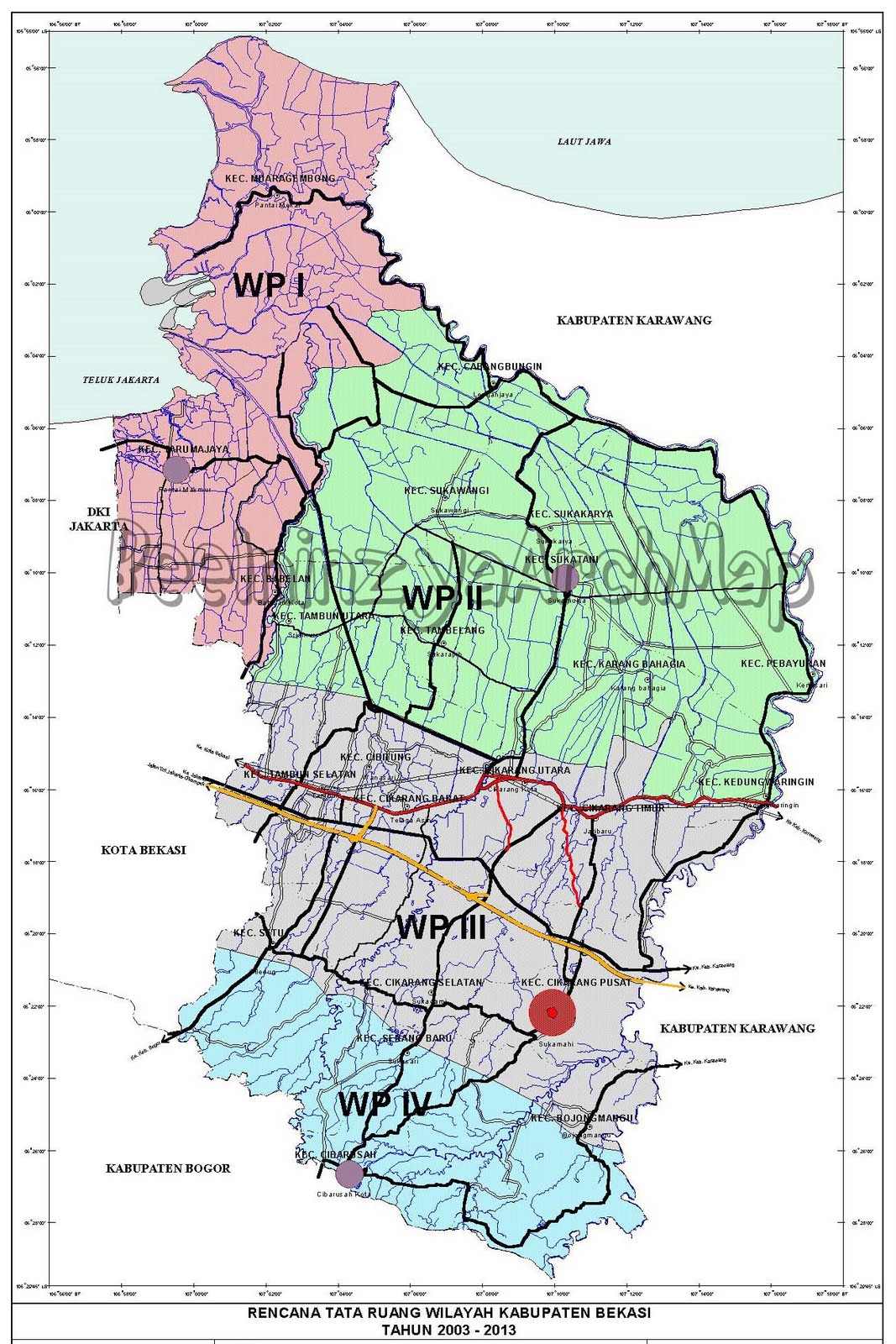 BeelninzyaArchMap Rencana Tata  Ruang  Wilayah Kabupaten  