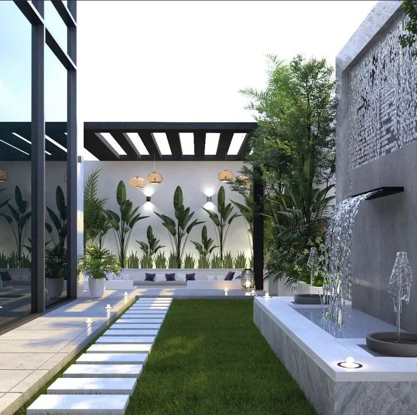 اختيار المكان المناسب لتصميم الحدائق المنزلية في الرياض وترتيب المساحات