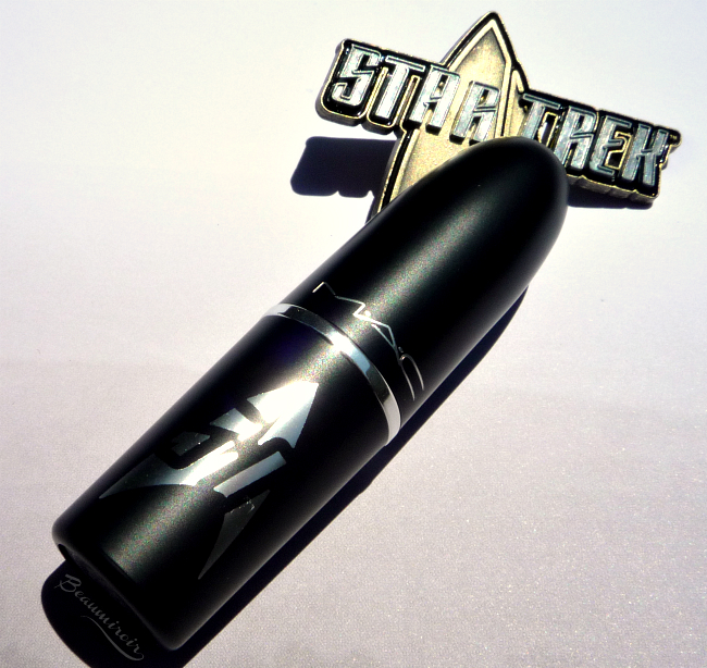 MAC Star Trek makeup collection: limited edition lipstick tube packaging