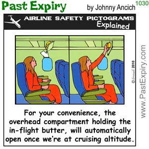 [CARTOON] The secret behind Airline Butter.  images, pictures, airlines, cartoon, food, pictogram, vacation