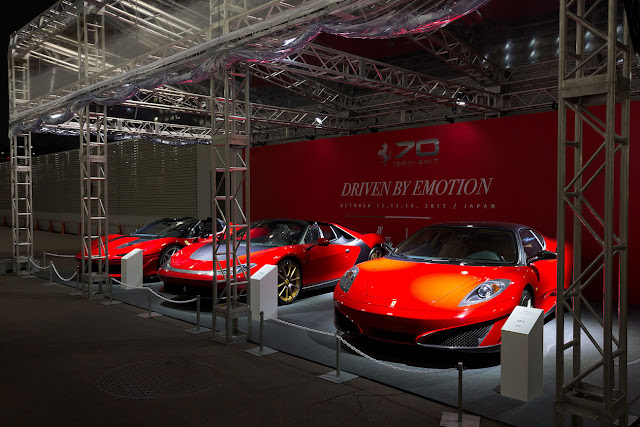 フェラーリ70周年記念イベントが日本で開催！「ラ フェラーリ・アペルタ」や貴重な歴代モデルが両国国技館で披露。