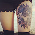 Attractive Flower and Leaves Tattoo Designs