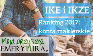 IKE i IKZE - ranking 2017 konta maklerskie