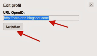 Menggunakan OpenID Blogger
