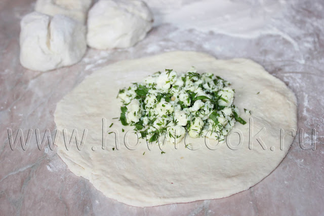 рецепт хычинов с сыром и зеленью с пошаговыми фото