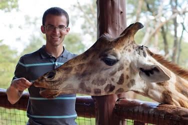 Feeding a giraffe, Nairobi Giraffe Centre, Kenya © Matt Prater