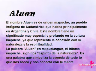 significado del nombre Aluen
