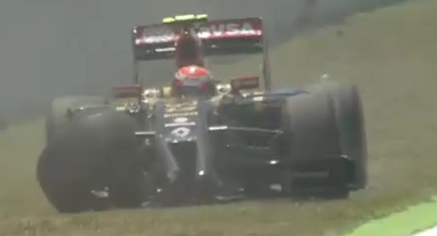 f1 accidente maldonado en sesion clasificacion gp españa 2014