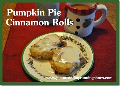 Pumpkin Pie Cinnamon Rolls Title