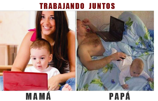 Un día con papá o con mamá...