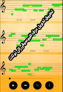 تحميل تطبيق تحويل عزف الموسيقى إلى نوتات موسيقية Note Recognition