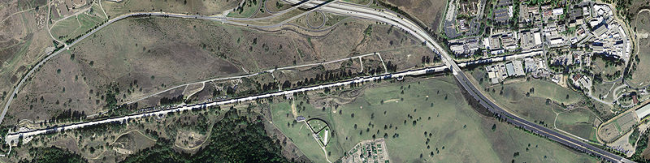 aerial photo of SLAC