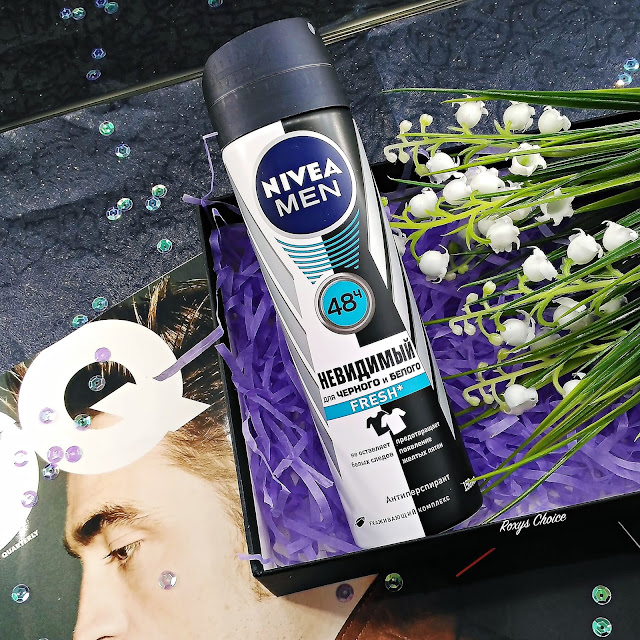 Фото мужского дезодоранта спрея Nivea Fresh для черного и белого