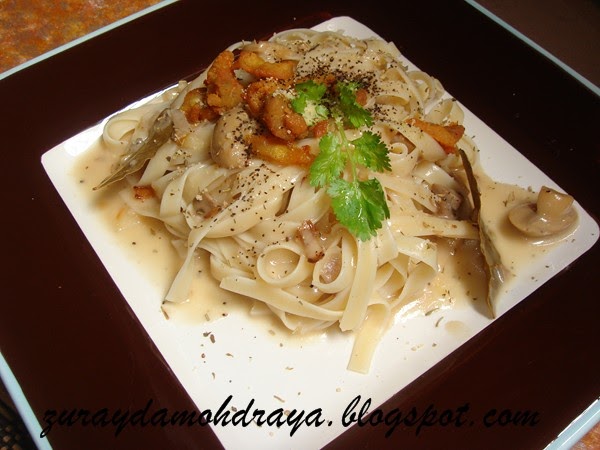 DAPUR CIK IDA: FETTUCINI CARBONARA