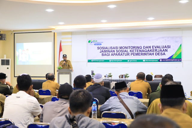 Wabup Karimun Hadiri Sosialisasi dan Monitoring Evaluasi Kepesertaan Jaminan Sosial Ketenagakerjaan Bagi APD