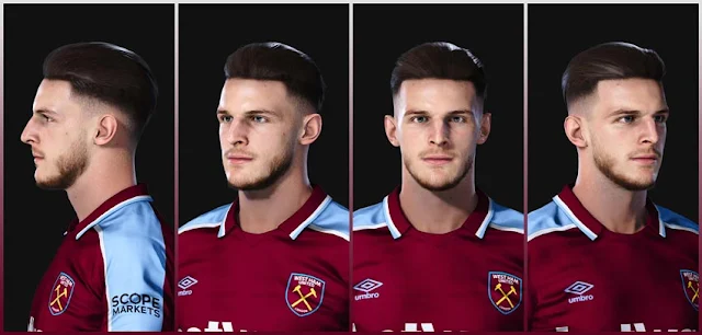 Faces Declan Rice For eFootball PES 2021