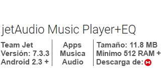 jetAudio Music Player 7.3.3 Info