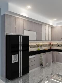   Menerima Jasa Desain Interior Gambar Dapur Kotor Kulkas 2 Pintu
dengan 