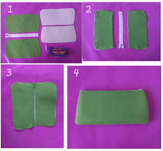 Tutorial cara membuat dompet lukis dari bahan bekas