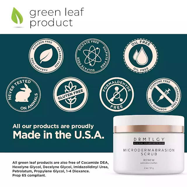 DRMTLGY Microdermabrasion Facial Scrub and Face Mask
