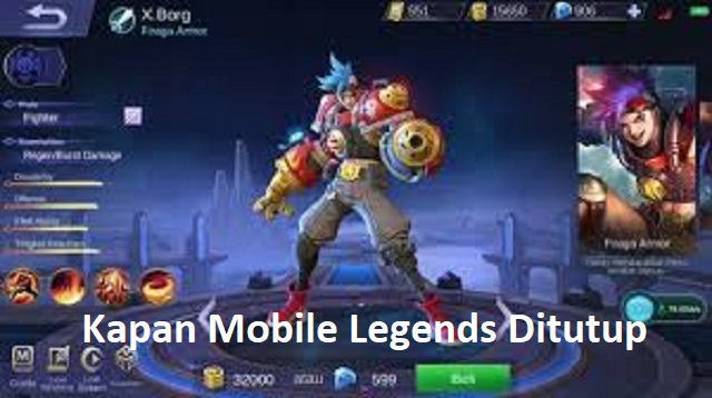  Sebagaimana game online Mobile Legends ini merupakan game online yang paling populer pada Kapan Mobile Legends Ditutup?
