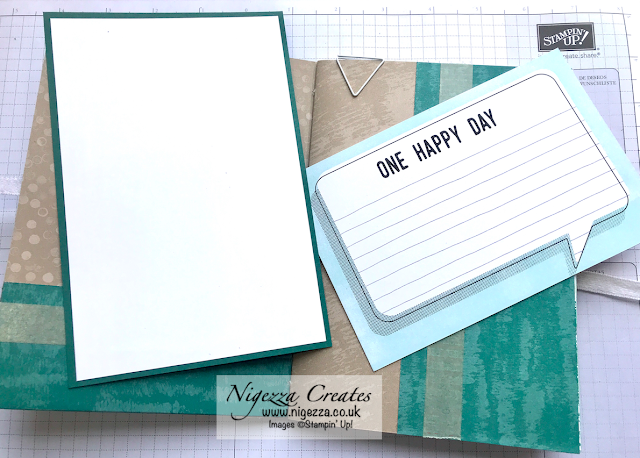 Nigezza Creates with Stampin' Up! Simple Masculine Sewn Journal Flip Through