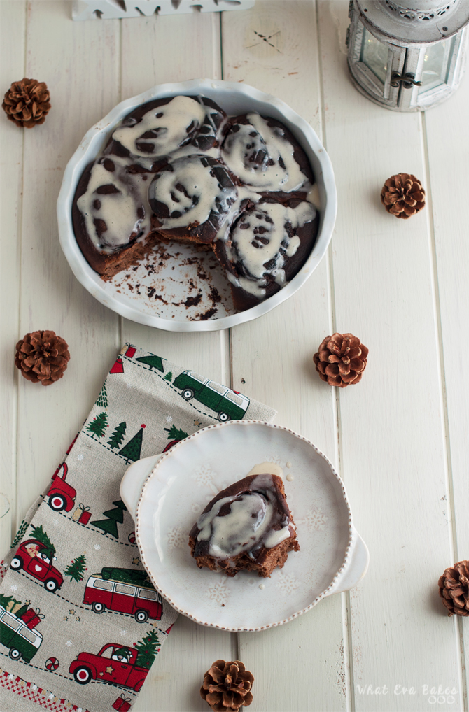 Chocolate cinnamon rolls