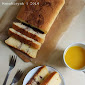 Marble Japanese Cheese Cake in Loaf Pan