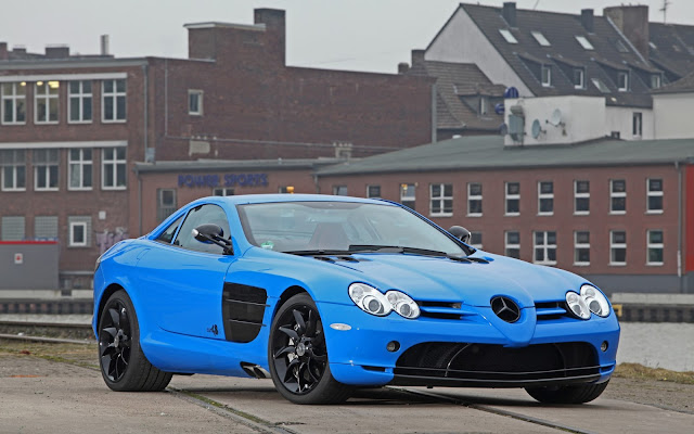 Imagenes del Mercedes-Benz SLR McLaren Azul