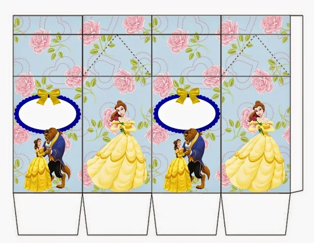 Beauty and the Beast Free Printable Mini Kit. 