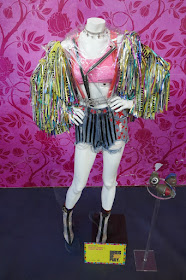 Margot Robbie Birds of Prey Harley Quinn caution tape costume