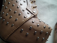 Studded platform boots