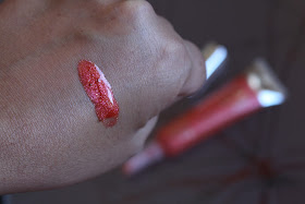 shimmer lip tube - red hot corals