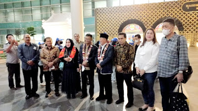 Gubernur Sulawesi Tengah tiba, disambut Panitia Pesparawi Ke-XIII Yogyakarta